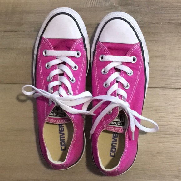 Converse Shoes - Converse Pink Sneakers Size 6